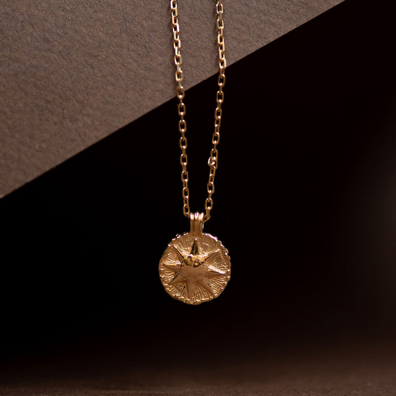 Zoe & Morgan Let the Sun Shine in Necklace - Gold Vermeil-Necklace-Walker & Hall