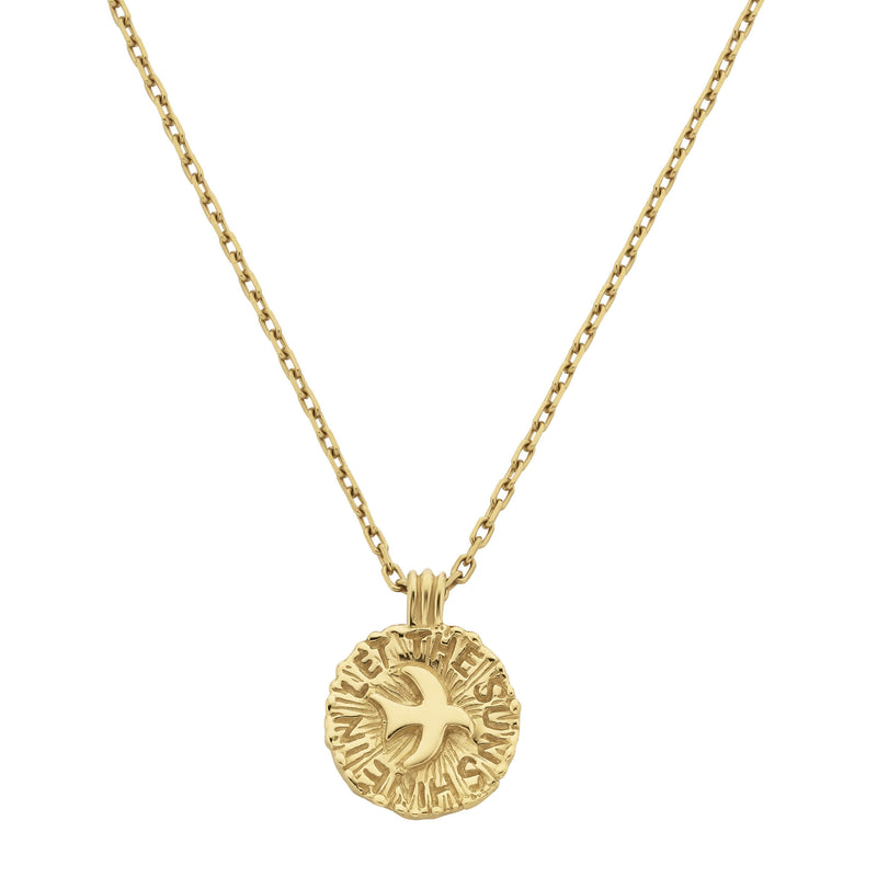Zoe & Morgan Let the Sun Shine in Necklace - Gold Vermeil-Necklace-Walker & Hall