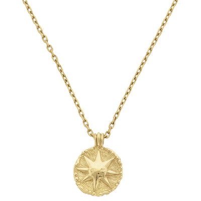 Zoe & Morgan Let the Sun Shine in Necklace - Gold Vermeil-Necklace-Walker & Hall