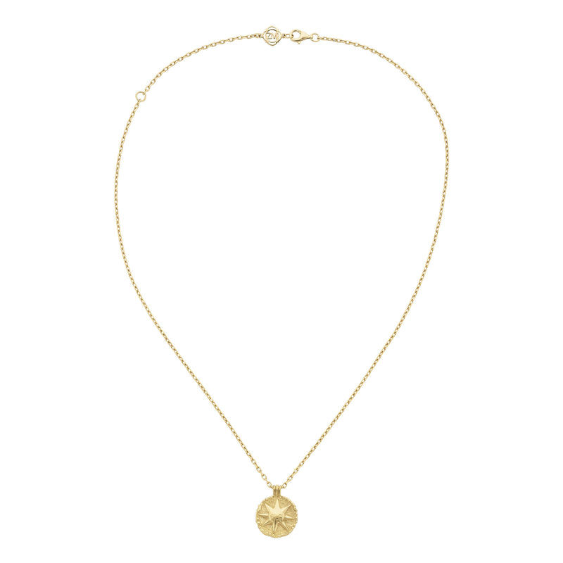 Zoe & Morgan Let the Sun Shine in Necklace - Gold Vermeil-Necklace-Walker & Hall