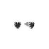 Stolen Girlfriends Club Love Claw Earrings - Sterling Silver & Onyx - Earrings - Walker & Hall