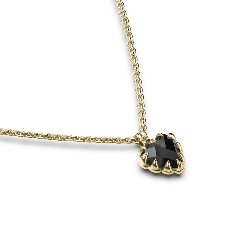 Stolen Girlfriends Club Love Claw Necklace - Gold Plated & Onyx - Necklace - Walker & Hall
