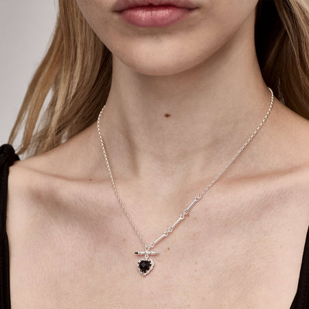 Stolen Girlfriends Club Love Claw Fob Necklace - Onyx - Necklace - Walker & Hall