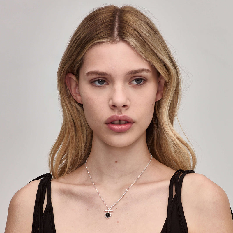 Stolen Girlfriends Club Love Claw Fob Necklace - Onyx - Necklace - Walker & Hall