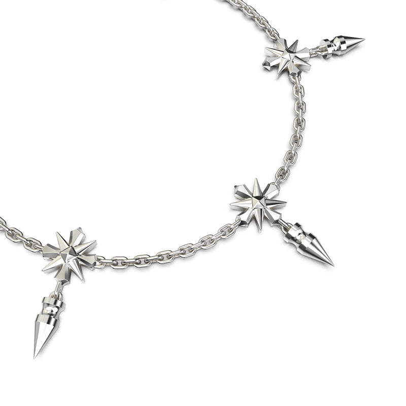 Stolen Girlfriends Club Midnight Cross Bracelet - Silver - Bracelet - Walker & Hall