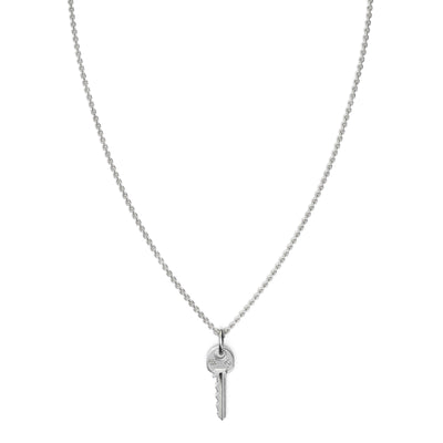 Stolen Girlfriends Club Mini Key Necklace - Silver - Necklace - Walker & Hall