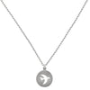 Zoe & Morgan Moonbird Necklace - Sterling Silver-Necklace-Walker & Hall
