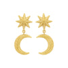 Zoe & Morgan Moonlight Earrings - Gold Vermeil-Earrings-Walker & Hall