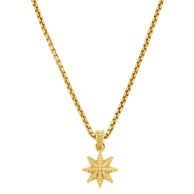 Zoe & Morgan Morning Star Necklace - Gold Vermeil-Necklace-Walker & Hall