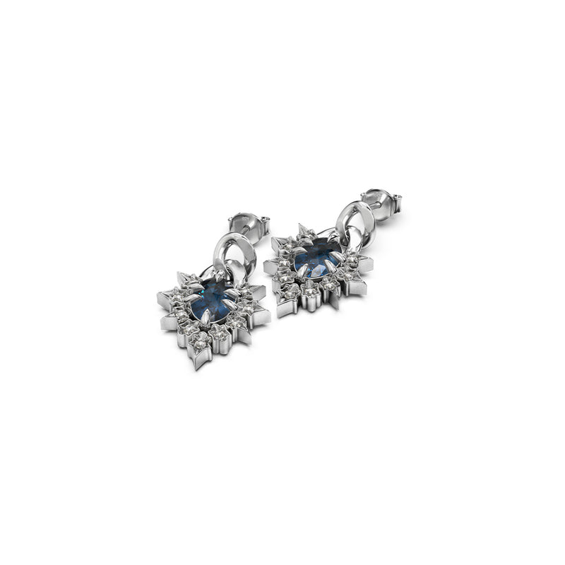 Stolen Girlfriends Club Regal Ruin Drop Earrings - Silver - Earrings - Walker & Hall