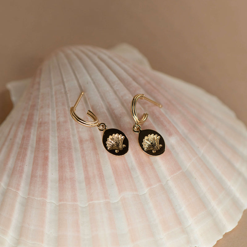 Zoe & Morgan Gold Vermeil Society of Shell Lovers Earrings - Earrings - Walker & Hall