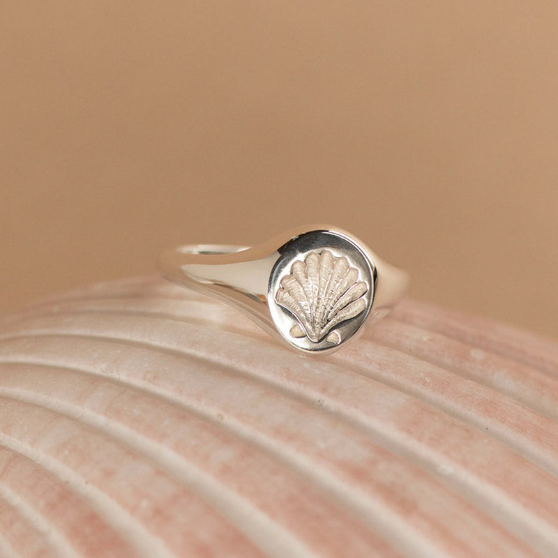 Zoe & Morgan Secret Society of Shell Lovers Ring - Silver - Ring - Walker & Hall