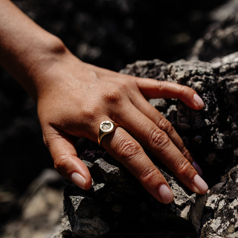 Zoe & Morgan Secret Society of Shell Lovers Ring - Silver - Ring - Walker & Hall