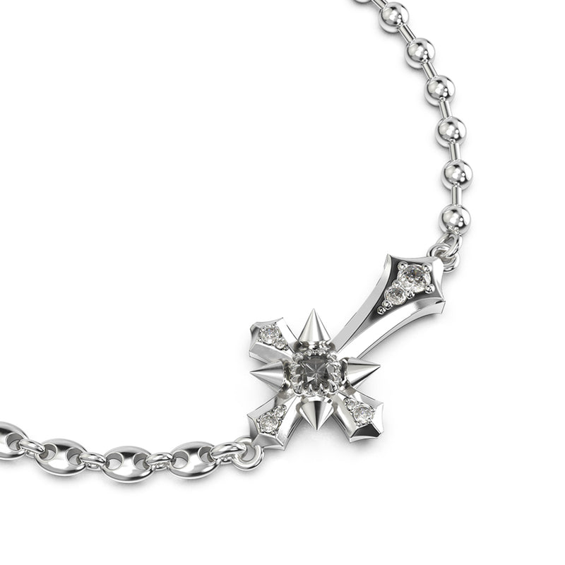 Stolen Girlfriends Club Quiet Power Bracelet - Silver