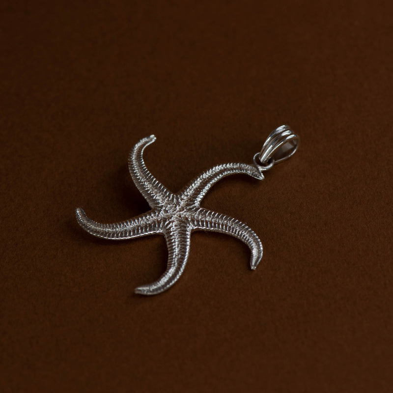 Zoe & Morgan Large Starfish Charm - Sterling Silver - Charm - Walker & Hall