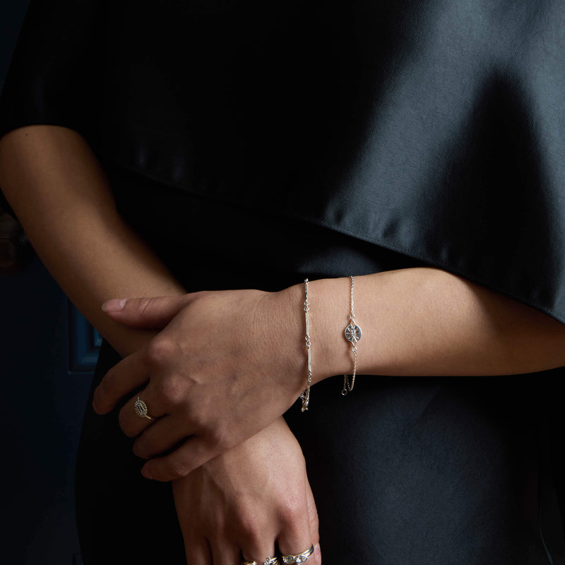 Zoe & Morgan x Walker & Hall Zia Bracelet - Sterling Silver - Bracelet - Walker & Hall