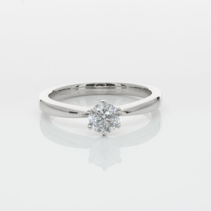 18ct White Gold .50ct Diamond Nova Ring-Ring-Walker & Hall