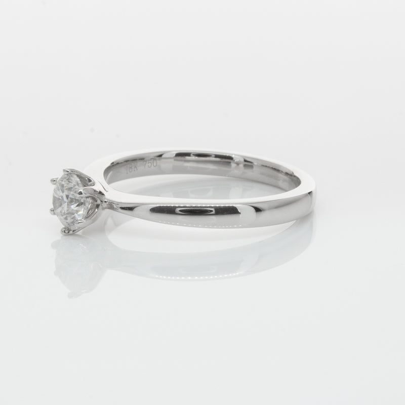 18ct White Gold .50ct Diamond Nova Ring-Ring-Walker & Hall