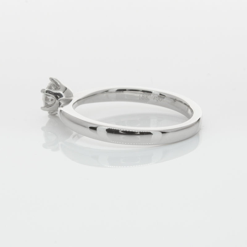 18ct White Gold .50ct Diamond Nova Ring-Ring-Walker & Hall