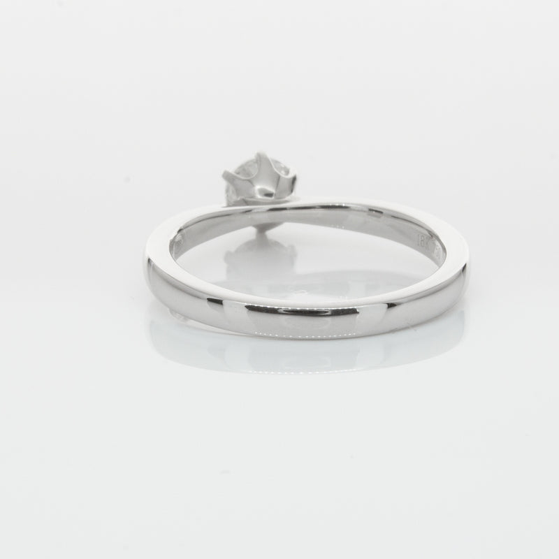 18ct White Gold .50ct Diamond Nova Ring-Ring-Walker & Hall