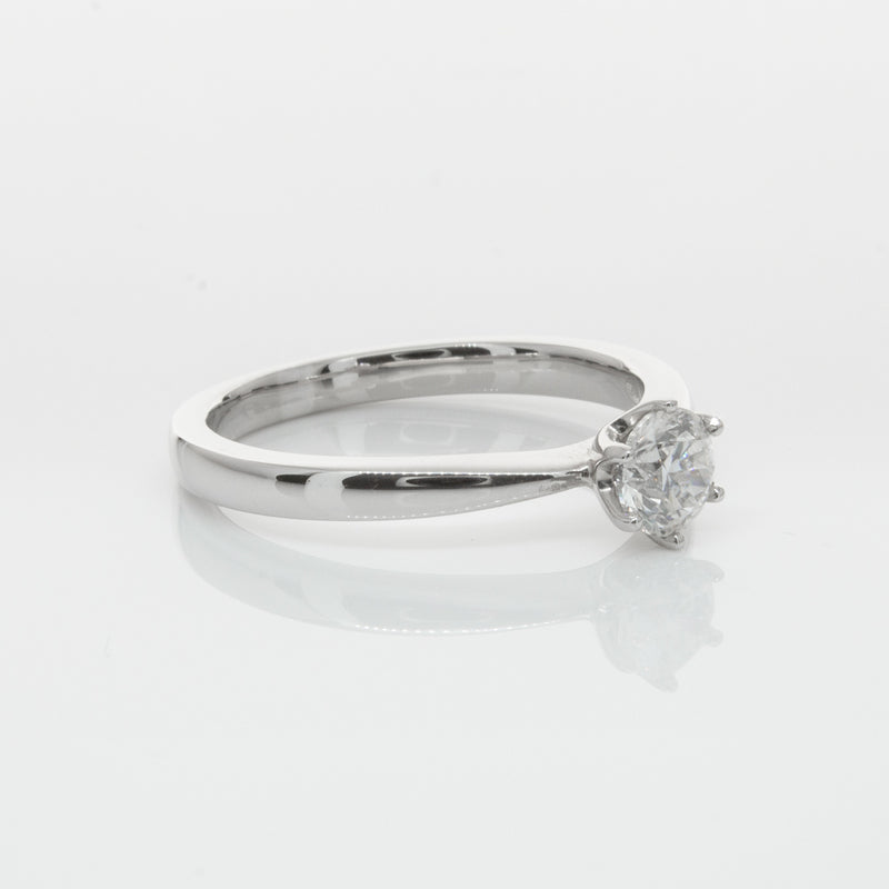 18ct White Gold .50ct Diamond Nova Ring-Ring-Walker & Hall
