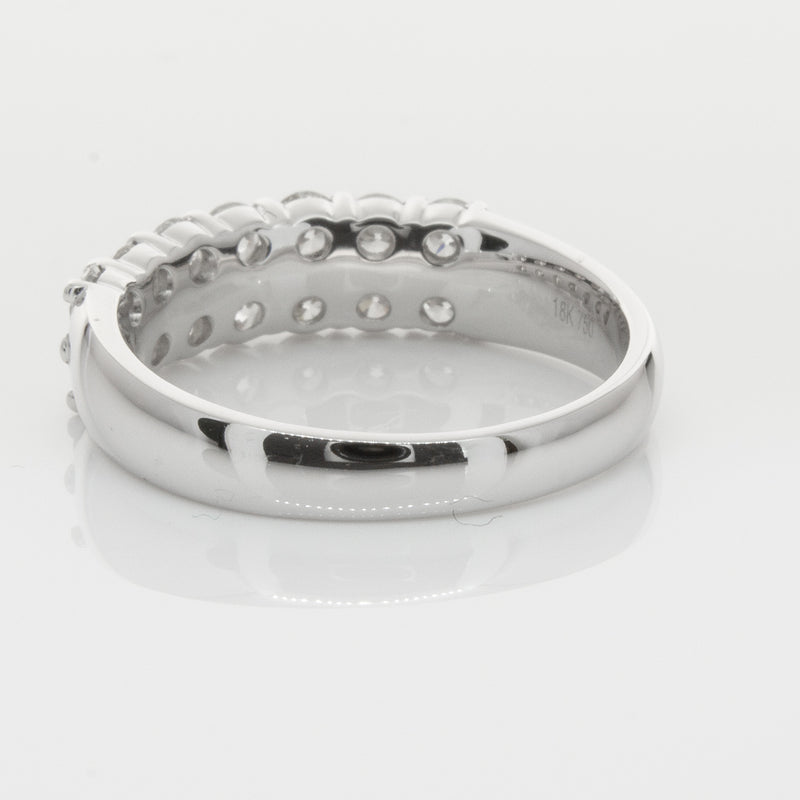 18ct White Gold 1.00ct Diamond Apollo Ring-Ring-Walker & Hall