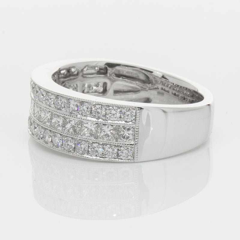 18ct White Gold Diamond Legacy Ring-Ring-Walker & Hall