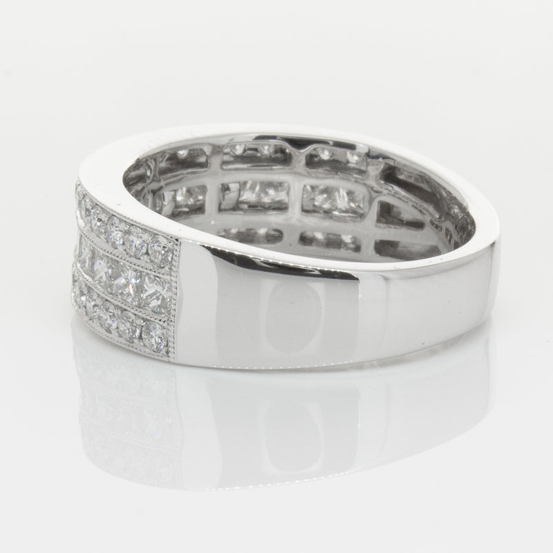 18ct White Gold Diamond Legacy Ring-Ring-Walker & Hall