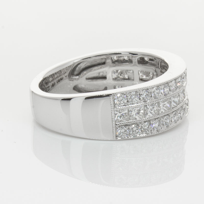 18ct White Gold Diamond Legacy Ring-Ring-Walker & Hall