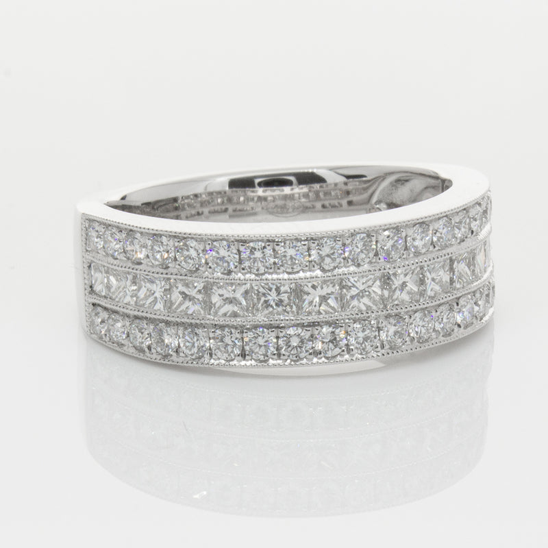 18ct White Gold Diamond Legacy Ring-Ring-Walker & Hall