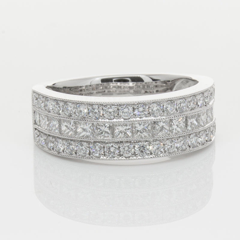 18ct White Gold Diamond Legacy Ring-Ring-Walker & Hall