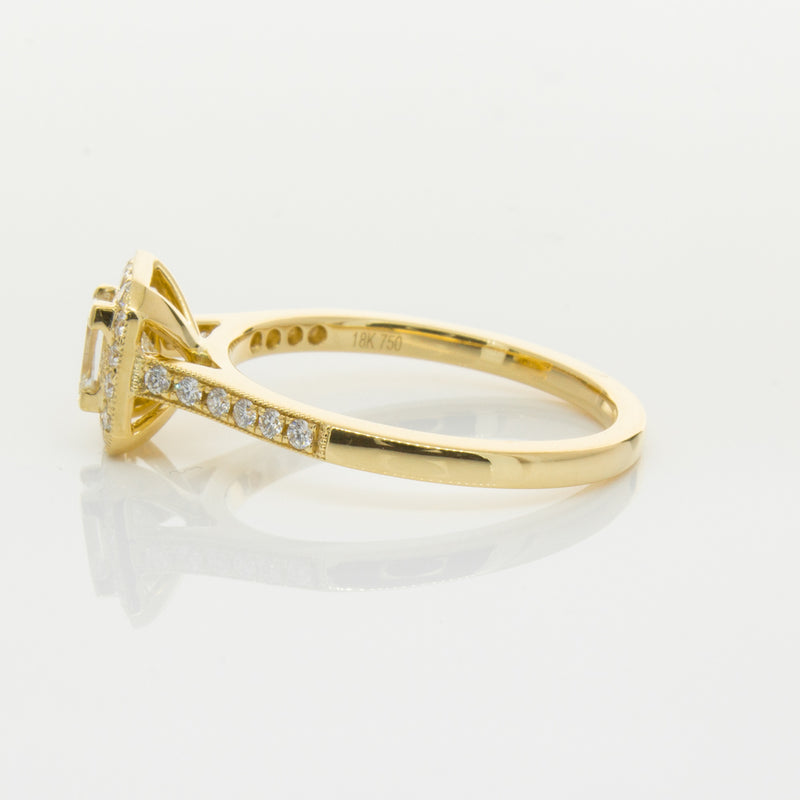 18ct Yellow Gold .50ct Diamond Mandalay Ring-Ring-Walker & Hall