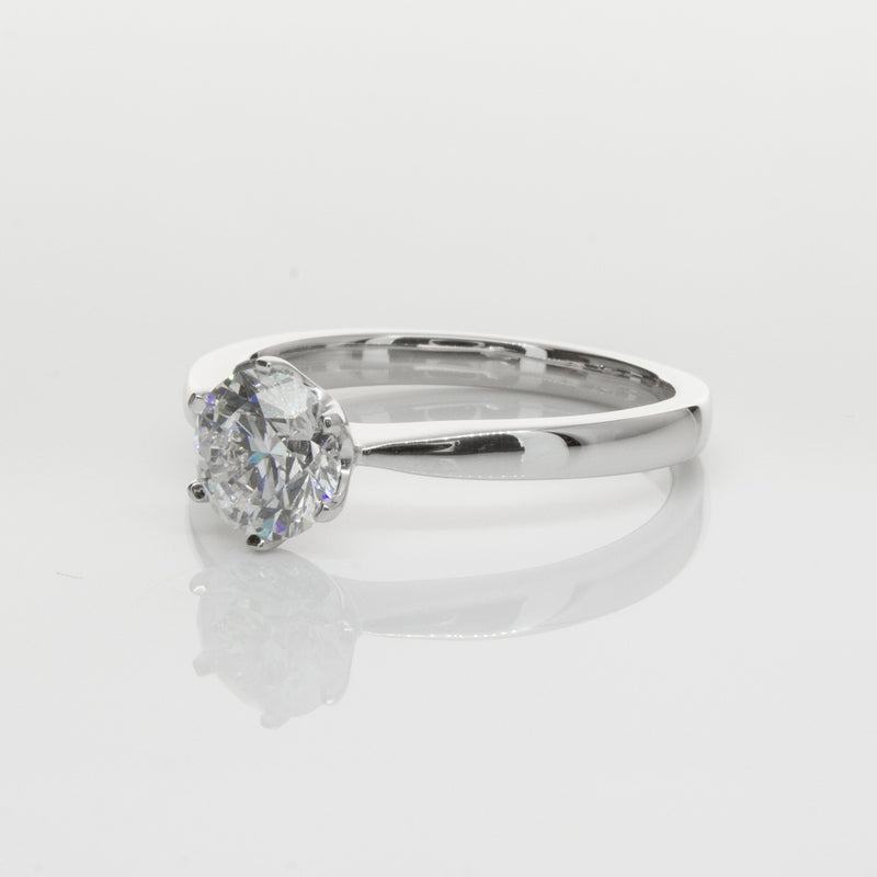 18ct White Gold 1.04ct Diamond Nova Ring-Ring-Walker & Hall