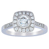 18ct White Gold .60ct Diamond Ring-Ring-Walker & Hall