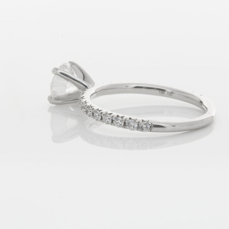 18ct White Gold 1.01ct Diamond Comet Ring-Ring-Walker & Hall