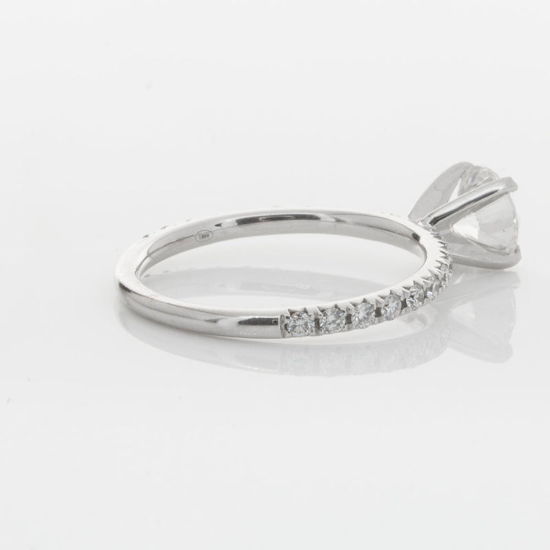 18ct White Gold 1.01ct Diamond Comet Ring-Ring-Walker & Hall