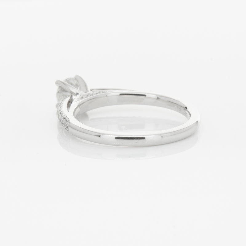 18ct White Gold .50ct Diamond Ring-Ring-Walker & Hall
