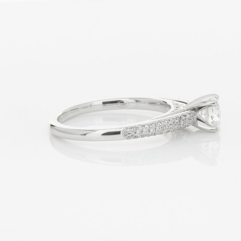 18ct White Gold .50ct Diamond Ring-Ring-Walker & Hall