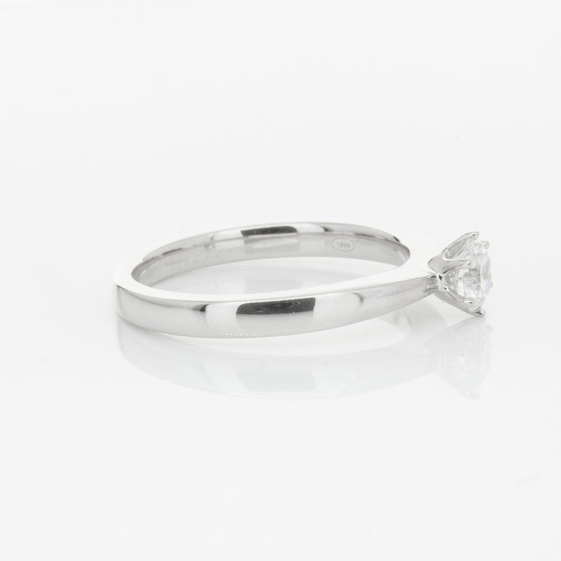 18ct White Gold .31ct Diamond Nova Ring-Ring-Walker & Hall