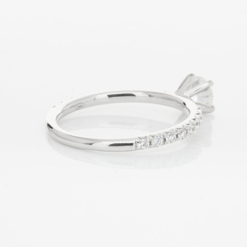 18ct White Gold .50ct Diamond Comet Ring-Ring-Walker & Hall