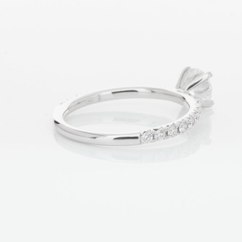 18ct White Gold .70ct Diamond Comet Ring-Ring-Walker & Hall
