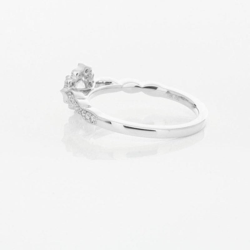 18ct White Gold .47ct Diamond Paramount Ring-Ring-Walker & Hall