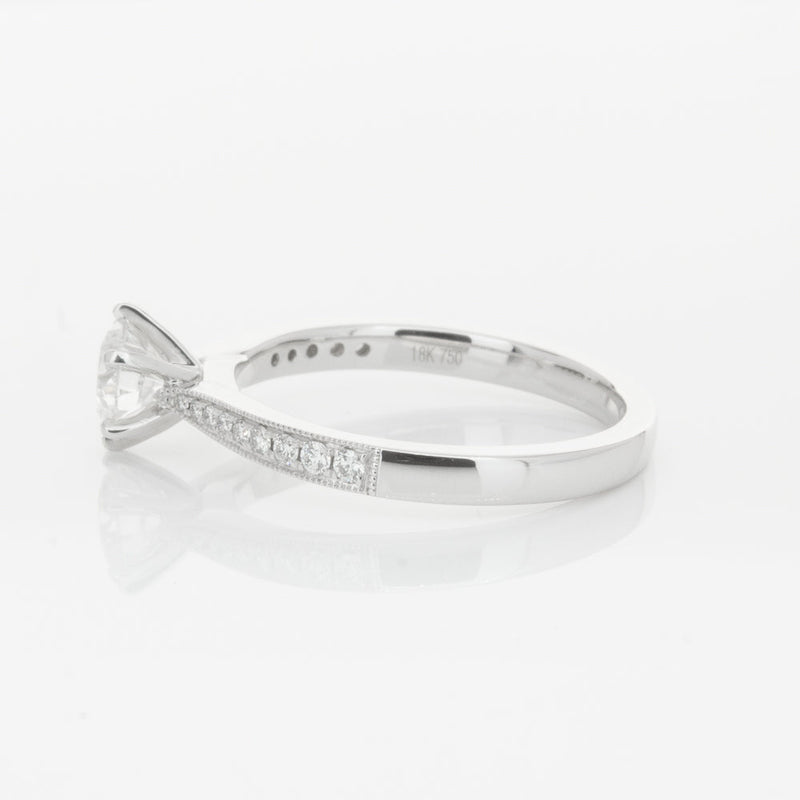 18ct White Gold .70ct Diamond Zenith Ring-Ring-Walker & Hall