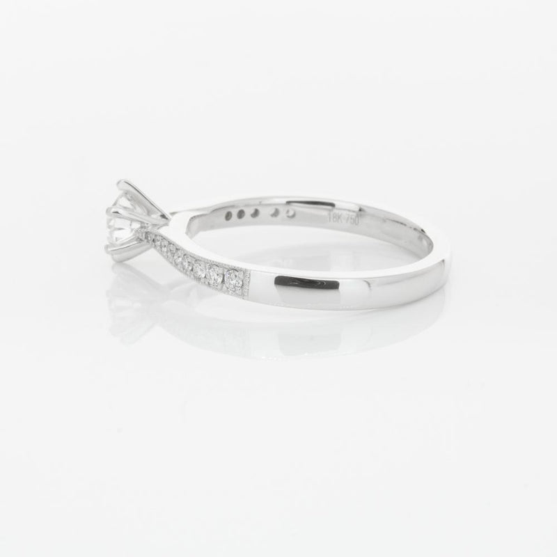 18ct White Gold .40ct Diamond Zenith Ring-Ring-Walker & Hall