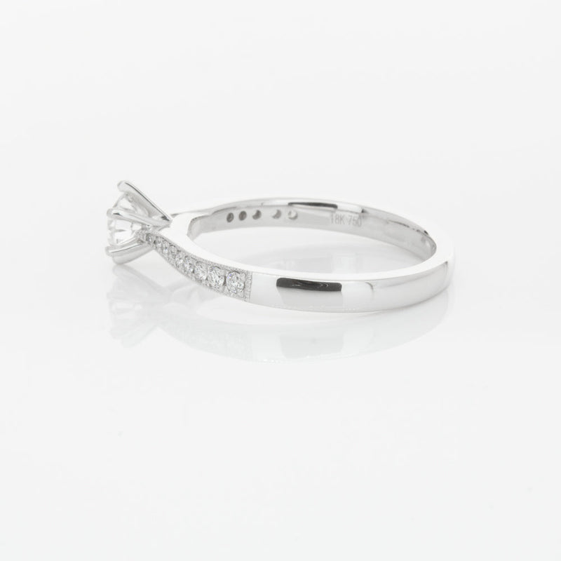 18ct White Gold .40ct Diamond Zenith Ring-Ring-Walker & Hall