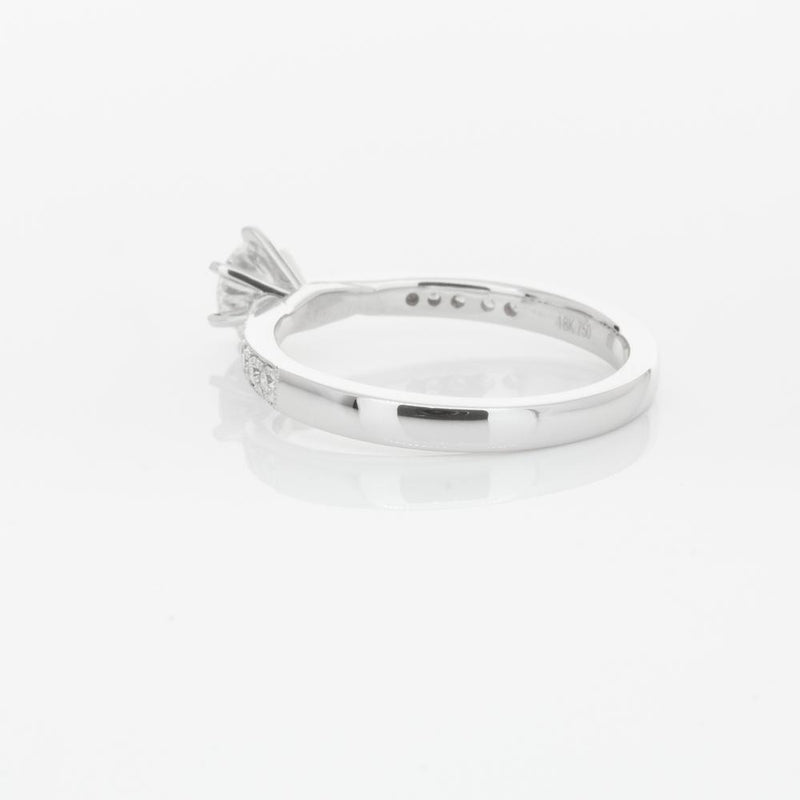 18ct White Gold .40ct Diamond Zenith Ring-Ring-Walker & Hall