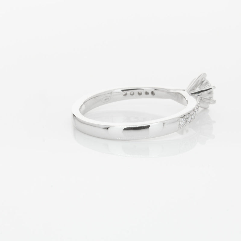 18ct White Gold .40ct Diamond Zenith Ring-Ring-Walker & Hall