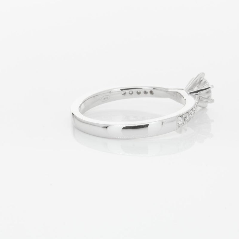 18ct White Gold .40ct Diamond Zenith Ring-Ring-Walker & Hall