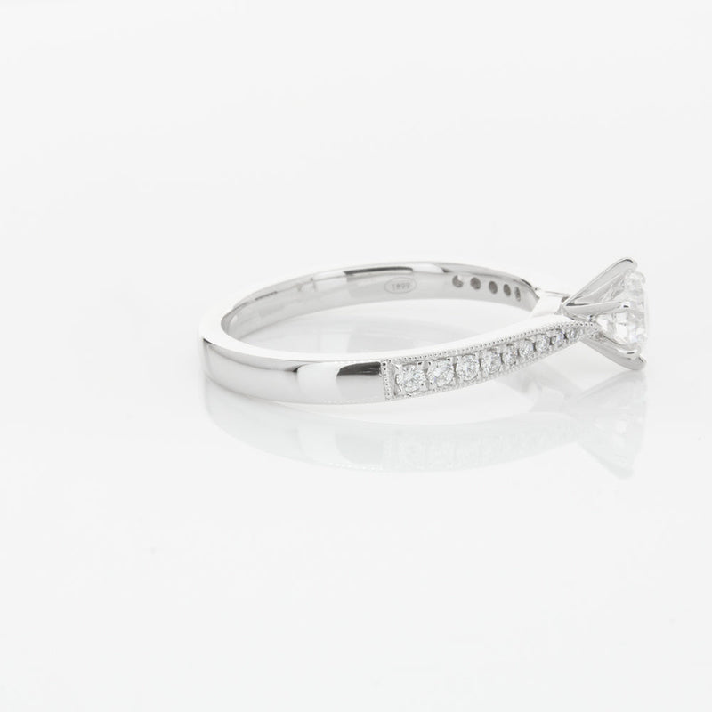 18ct White Gold .40ct Diamond Zenith Ring-Ring-Walker & Hall