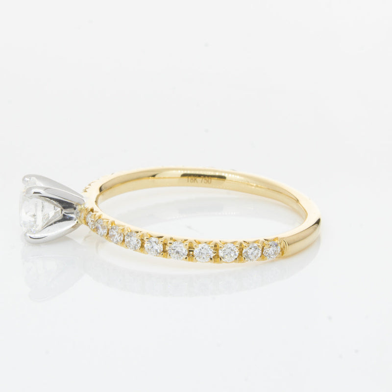 18ct Yellow Gold .52ct Diamond Comet Ring-Ring-Walker & Hall